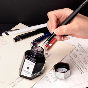 <span class=keywords><strong>Encre</strong></span> pour stylo plume <span class=keywords><strong>CARAN</strong></span> DACHE China, <span class=keywords><strong>encre</strong></span> solide noire/bleue pure/verte, flacon rechargeable de 50 ml, non carbonisée, anti-colmatage, authentique - Product Image 2