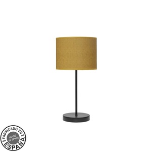 Lampe de table 1xe14, noir/jaune, 42x17x17cm - idéale pour éclairer des espaces modernes et décoratifs. - Product Image 1
