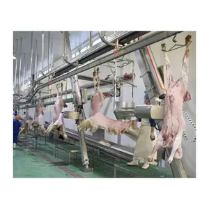 Lal koyun mezbaha makineleri kuzu Abattoir ekipmanları keçi kasap makinesi kesim hattı