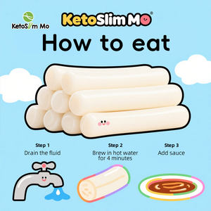 Gâteau de riz de konjac coréen de haute qualité, sans sucre, à base de fibres alimentaires, pour adultes, végétalien, personnalisé, vente en gros d'usine depuis 13 ans - Product Image 2