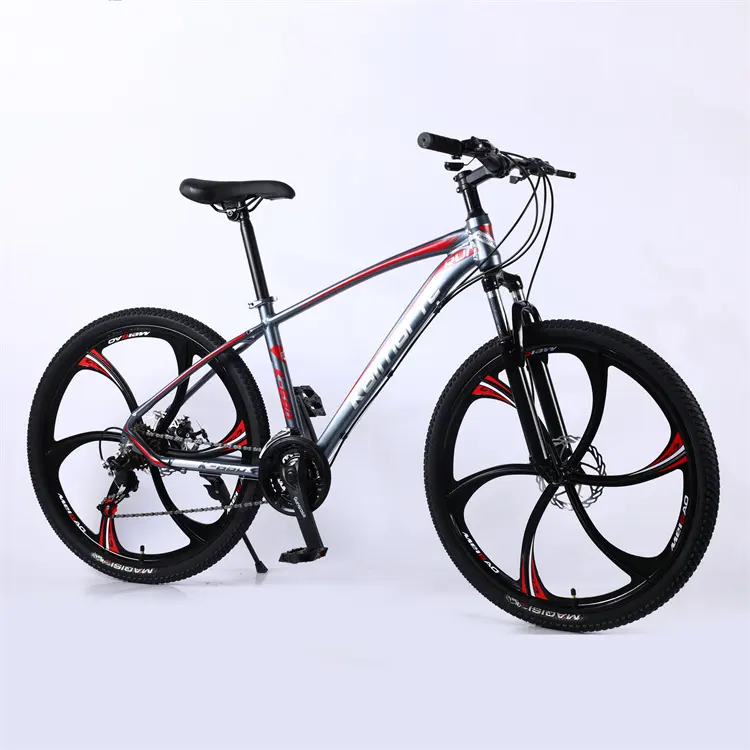 Vélo de montagne Vélo d'usine Fourniture de 26 pouces 21 24 27 vitesses Double frein à disque Pliable en carbone Vélo de montagne de descente pour hommes