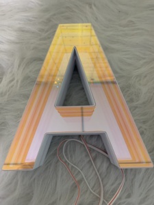 Custom Illuminated Signage | Home Storefront Decor | Office LED <b>Letter</b> Signs | Outdoor <b>Wall</b> Mounted Plaques - Product Image 4