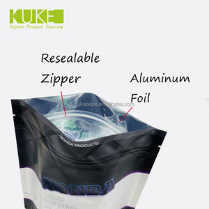 Bolsas con cremallera de embalaje de plástico mate/esmerilado con logotipo personalizado para camisetas, trajes de baño, bolsas con cierre de cremallera para ropa - Product Image 6