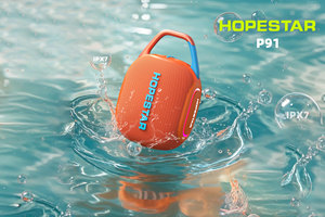 Altavoz HOPESTAR P91 Mini, Subwoofer Deportivo Inalámbrico, Diseño Clásico, Portátil, Resistente al Agua, con Iluminación LED RGB, <span class=keywords><strong>CLIP4</strong></span> - Product Image 6