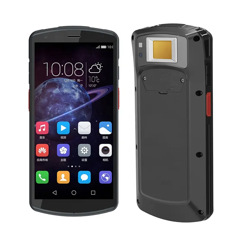 BloveDream-escáner de código de barras industrial, impermeable, Android 9,0, resistente, de mano, S80, PDA, con huella dactilar