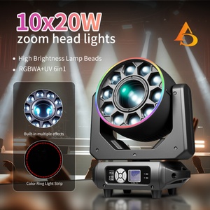 AICPOSE - Luz Móvil LED Bee Eye para DJ, Discoteca, Bar, KTV, Bodas, con Zoom - Product Image 2