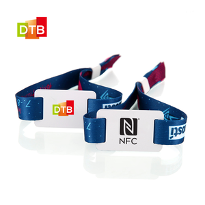 Bracelet tissé RFID tendance, peut accéder au contrôle d'accès, paiement sans argent liquide, carte NFC, bracelets en tissu - Product Image 2