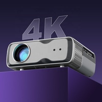 OEM 1600ANSI Akıllı Google Projektör 2G Wifi 4K Desteğiyle Dış Mekan YT/Prime Video Film Projektörü