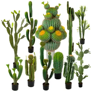 Veel Stijl Cactus Home Shop Winkelcentrum Kantoor Decor Decoratieve Boom Kunstmatige Plant Plastic Mode Decoratie Milieuvriendelijk
