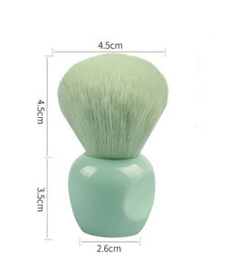แปรงแต่งหน้าคาบูกิเคลือบสีเมทัลลิก ขนแปรงละเอียดพิเศษ ด้ามจับแบบนิ้วมือ สำหรับไฮไลท์ ปัดแป้ง ปัดแก้ม ขายส่ง รับทำโลโก้ตามสั่ง - Product Image 6