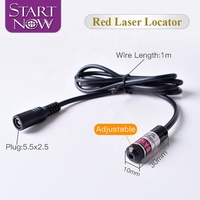 Lot de 5 pièces de 10x30, Module Laser à pois, localisateur de faisceau, pointeur, positionnement Laser rouge, pour l'industrie de machines de marquage Laser