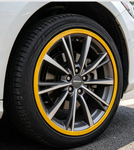 ชุดป้องกันขอบล้อรถยนต์ OEM ยี่ห้อ RIM PROTECTORS สำหรับ Tesla Model 3/Y วงแหวนป้องกันดุมล้ออะลูมิเนียม ขนาด 14-24 นิ้ว ใช้ได้กับรถยนต์อื่นๆ จำนวน 4 ชิ้น - Product Image 4