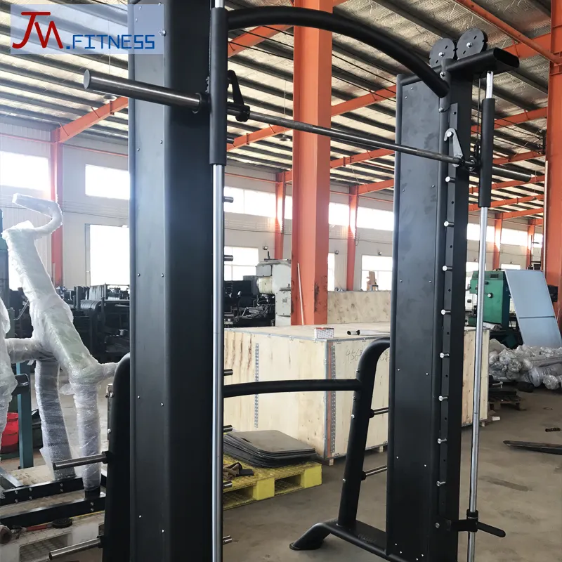 Equipo de gimnasio de culturismo de fuerza comercial Shandong estante de entrenamiento multifuncional máquina de entrenamiento Smith