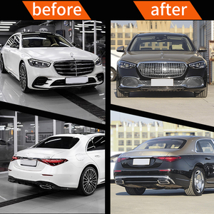 2021 <span class=keywords><strong>Mercedes</strong></span> Benzz Clase <span class=keywords><strong>S</strong></span> W223 modificado <span class=keywords><strong>Maybach</strong></span> kit de cuerpo <span class=keywords><strong>680</strong></span> rodeado barra delantera y trasera bar modificado - Product Image 4
