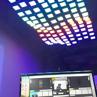 Matrice pixel Dj Triangle Par Lights Rgbic Panneau Led Programmable Dmx 512