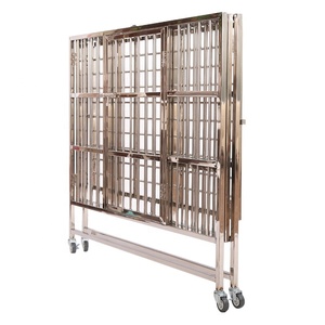 Senxin Pet Strong Manufacturer Stacked Folding <strong>Cheap</strong> Stainless Steel Metal Tube Breeding <strong>Dog</strong> House Pet Cages Large <strong>Kennel</strong> - Product Image 2