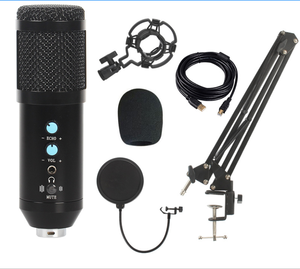 NEW BM-858 Black Condenser Mic <strong>Audio</strong> <strong>Interface</strong> Kit with <strong>Interface</strong> Condenser Microphone for Game - Product Image 5