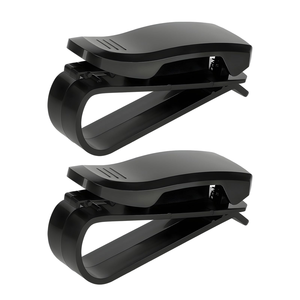 Supports pour pare-soleil de voiture, pince porte-lunettes de soleil, support de lunettes pour voiture, pince double extrémité et support de lunettes de voiture - Product Image 1