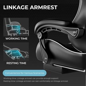 Ajunion 2025 New Arrival giá rẻ ghế bán buôn Ghế chơi game với footrest PU da 360 xoay chơi game Ghế văn phòng - Product Image 5
