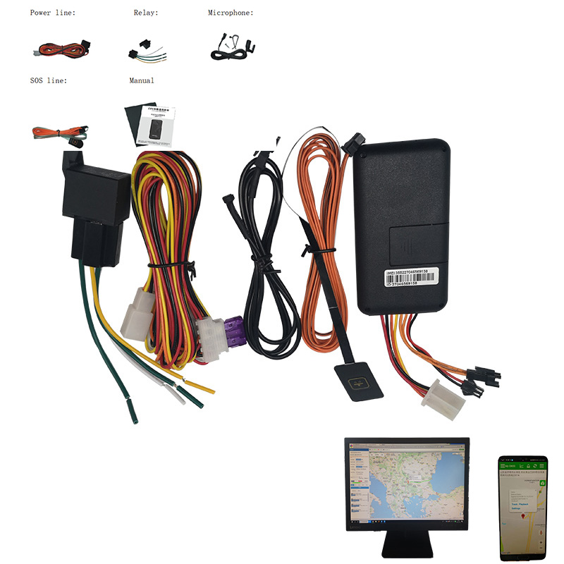 Автомобильный GPS-трекер GT06 с реле, автомобильный локатор, GPS-системы слежения