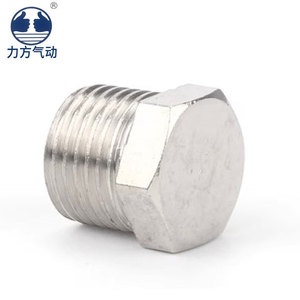 YM M5 cắm ym1/8/ym1/4/ym3/8/ym1/2 Brass Nickel + nhựa Xi lanh khí nén ống bên ngoài hình lục giác - Product Image 5