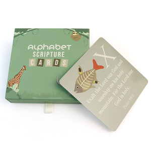 บริการพิมพ์การ์ดเรียนรู้ตัวอักษรแบบมืออาชีพ พร้อมกล่องฝาและฐาน จากผู้ผลิต ขายส่ง - Product Image 5