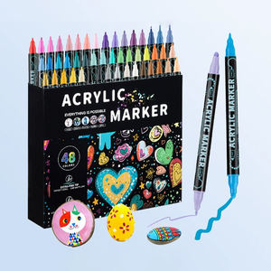 مجموعة فنية من الأكريليك بطرف مزدوج بسعر المصنع والرسم بالجملة - Product Image 6