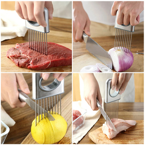Creative Onion Fork Slicer Stainless Steel Loose Meat Needle Tomato Potato <b>Vegetables</b> <b>Fruit</b> Cutter Safe Aid <b>Tool</b> Kitchen Gadgets - Product Image 5