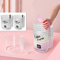 Neue Ankunft Herzförmige Kuchen Kragen Mousse Formen Kuchen Separator Gebäck Kit Kuchen Werkzeuge für Valentinstag Hochzeit Geburtstag