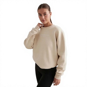 Sudadera con Capucha de Invierno para Mujer con Logotipo Personalizado OEM, con Pedrería y Logotipo Frontal, Diseño de Moda Cómodo y Holgado - Product Image 1