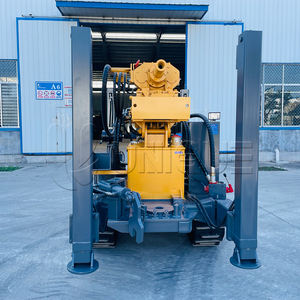 Foreuse de puits d'eau sur chenilles en caoutchouc UY200, robuste, portable, montée sur remorque, avec moteur diesel, puissance maximale 300m - Product Image 6