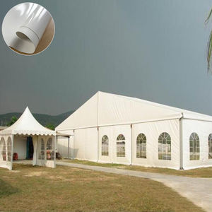 Jinlong PVC Lona lều vải Block-out PVC vải bạt cuộn có thể in chống UV bache cho marquees LềU Nhà kho - Product Image 1