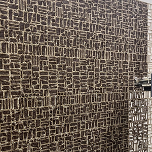 Alfombra de lana Oushak moderna totalmente hecha a mano, alfombra de área grande para el hogar, sala de estar y salón, hecha a mano con patrón abstracto - Product Image 5