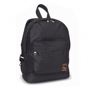 Teens <b>Simple</b> Vintage Style Red Plain Blank <b>Backpack</b> for Student - Product Image 1