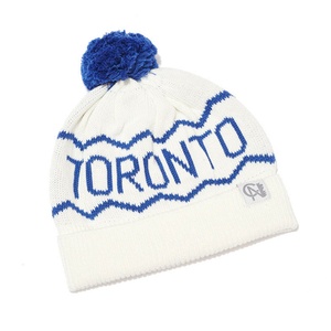 Chapeaux d'hiver personnalisés avec logo tissé, bonnets en tricot jacquard - Product Image 5