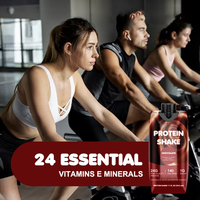 Shake protéiné au chocolat au lait riche en protéines 24g - Nutrition sportive prête à boire pour le gain musculaire et le soutien du poids