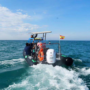 เรือยอชท์เป่าลม Rib680A หรูหราเรือยอชท์ rib680ลำเรือไฟเบอร์กลาสใช้ตกปลา - Product Image 6