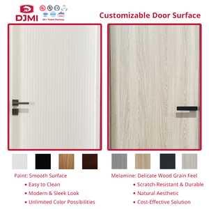 Puerta Interior <span class=keywords><strong>de</strong></span> Madera Hecha a Medida en Foshan con Marco Metálico, Puerta <span class=keywords><strong>de</strong></span> Madera <span class=keywords><strong>para</strong></span> Hotel con Marco Metálico, Puerta Interior <span class=keywords><strong>de</strong></span> Madera Ignífuga - Product Image 2