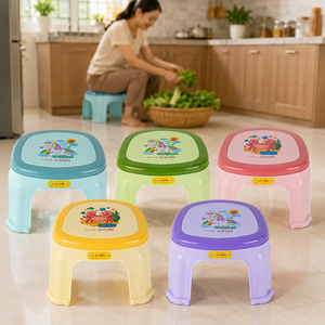 PP <b>Plastic</b> Square Modern Kids <b>Dining</b> <b>Chair</b> Swivel Base Lightweight Durable Eco-Friendly for Home Bedroom Classroom <b>Dining</b> - Product Image 4