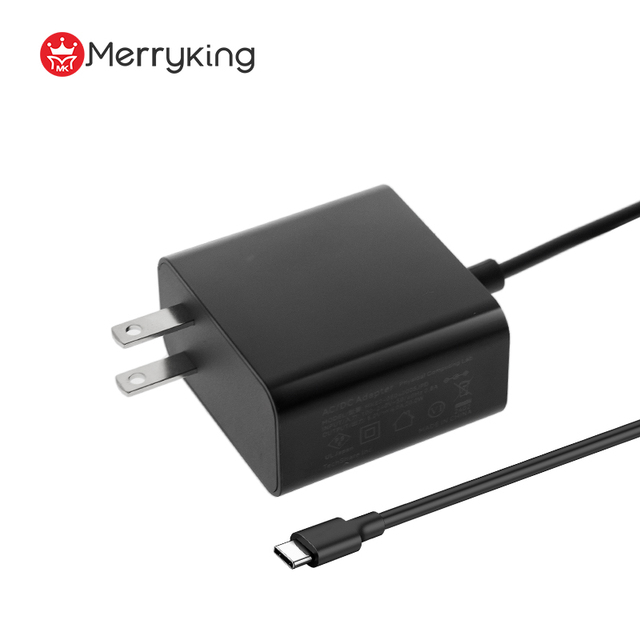 US AC Plug 5.1V 5A 9V 3A 12V 2.25A 15V 1.8A 27W Type c PD Fast Charger 5.1V 5000mA 25.5W Power Adapter for Raspberry Pi 5