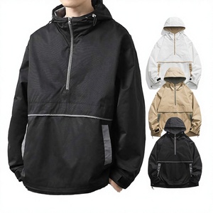 Chaqueta Anorak con Capucha de Alta Calidad para Hombre, Cortavientos, Personalizada, Cómoda, para Correr, con Bordado Primaveral - Product Image 3