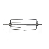 Accessoires pour barbecue Kamado pour poulet, kit de rôtissoire moderne pour camping en plein air