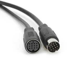 28AWG Kupfer 13-poliger DIN-Stecker auf Midi Din 13-poliger weiblicher Gitarren-Tonabnehmer verlängerung Audio-abgeschirmtes Kabel - Product Image 4