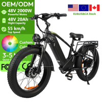 Sepeda Gunung Listrik Eu Us Ca Warehouse Kecepatan Tinggi Alu Alloy Baterai Besar 48V 20ah TX50 7 Speed Ban Lebar