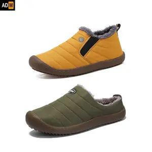 2023 Spring Winter Warm Home Cotton Shoes Comfortable Slippers Waterproof Non-slip Soft Short Boots