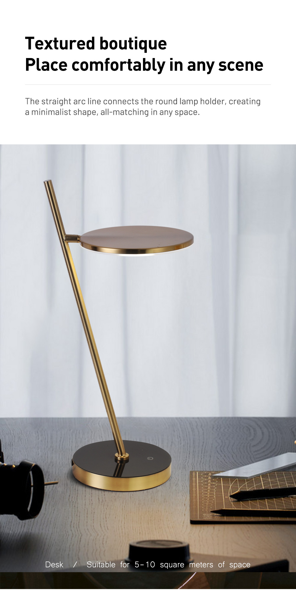 Personality Indoor Desk Lamp Decorative Bedroom Reading Light Led Table Lamp For Hotel
