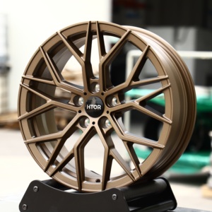 Jantes forgées HTOR 5x120 Bronze satiné 20 21 22 pouces Jantes en magnésium Jantes de supercar Adaptées à Xiaomi SU7 Ultra <span class=keywords><strong>Huracan</strong></span> C8 - Product Image 2