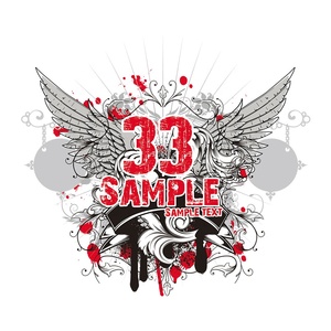 Conception de Crâne Avec Anges Personnalisé Transfert De Chaleur Impression Conception De <span class=keywords><strong>Vinyle</strong></span> - Product Image 4