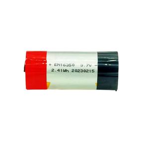 원래 공장 <span class=keywords><strong>16350</strong></span> <span class=keywords><strong>3.7V</strong></span> 650mAh 충전식 배터리 에너지 저장 배터리 <span class=keywords><strong>3.7V</strong></span> 리튬 폴리머 배터리 - Product Image 1