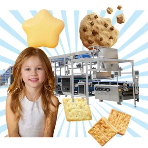 Automatic high speed biscuit cookie sandwich baking packing equipment making production machines